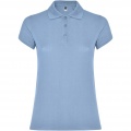Star Poloshirt für Damen, Himmelblau