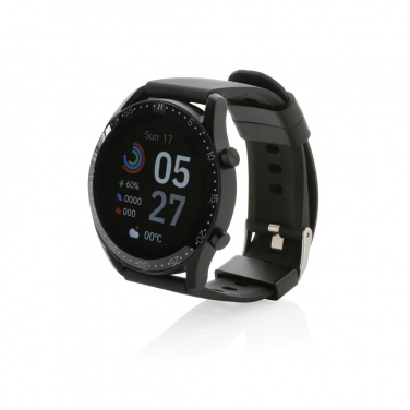 Logotrade Werbegeschenke das Foto: Runde Fit Watch aus RCS recyceltem TPU