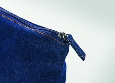 Logotrade werbemittel das Foto: Denim Kosmetiktasche