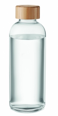 Logotrade Geschäftsgeschenke das Foto: Trinkflasche Glas 650ml