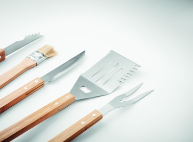 Logotrade werbemittel das Foto: 5teiliges BBQ-Werkzeug