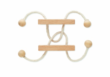 Logotrade Werbegeschenke das Foto: Geduldsspiel Holz Rechteck