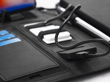 Logotrade Werbegeschenke das Foto: Organizer mit Powerbank HERMANO 54713000