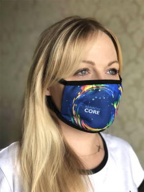 Logotrade Geschäftsgeschenke das Foto: MARS PRO Baumwollmaske (Größe M) mit Tasche und HEPA-Filter 1380165