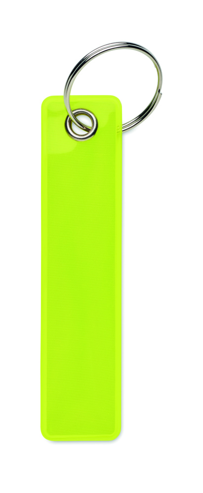 Logotrade Firmengeschenke das Foto: Reflekt. Schlüsselanhänger PVC