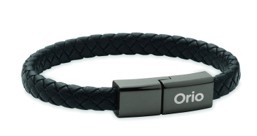 Logotrade Werbeartikel das Foto: 60W Flecht-Armband-Ladekabel