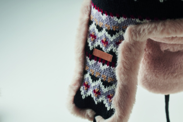 Logotrade Werbeartikel das Foto: Gestrickte Ohrenmütze