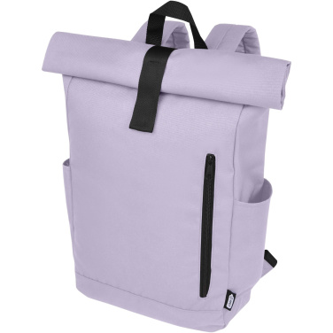 Logotrade Werbegeschenke das Foto: Byron 15,6" GRS RPET Roll-Top Rucksack 18 L