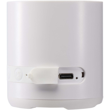 Logotrade Werbeartikel das Foto: Hunor 3 W kabelloser Lautsprecher aus recyceltem Kunststoff