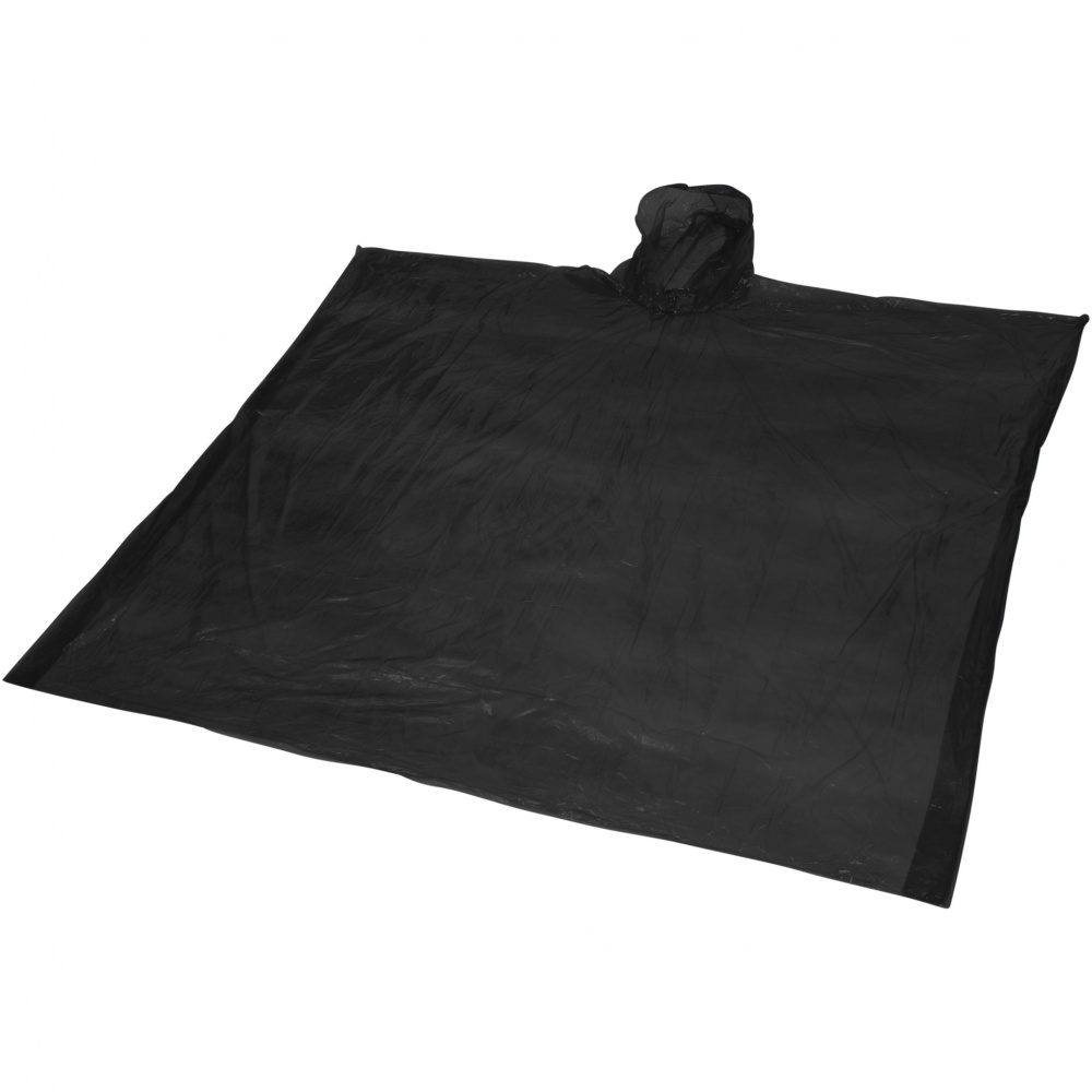 Logo trade promotional products picture of: Ziva disposable rain poncho with storage pouch