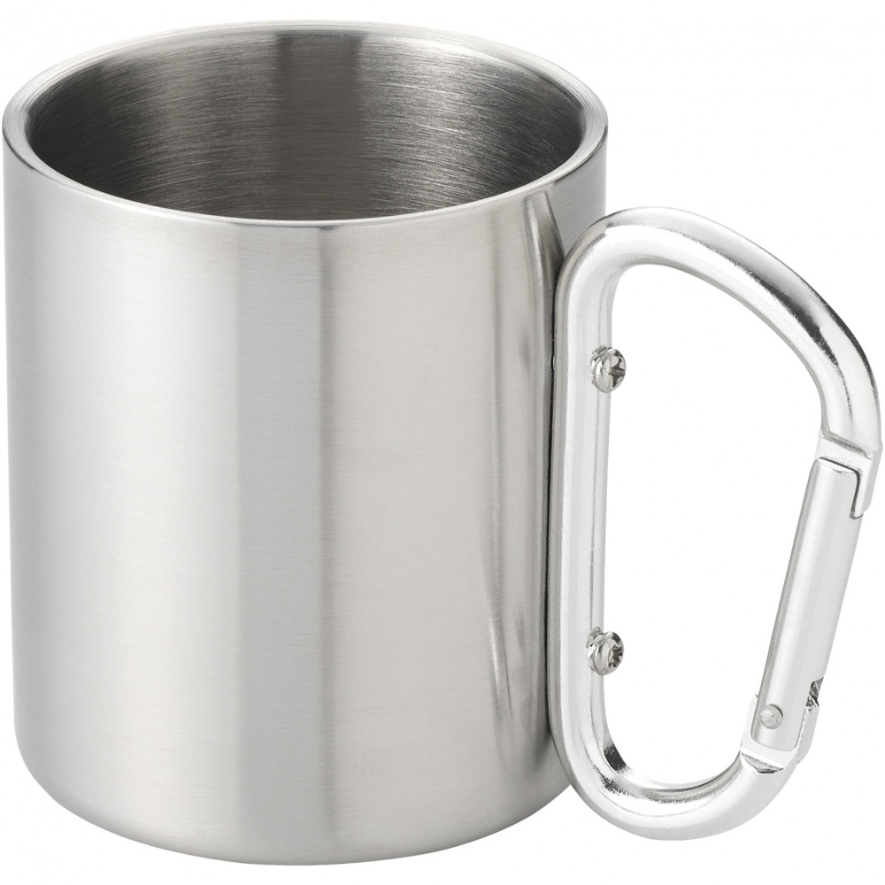 Logotrade promotional products photo of: Alps 200 ml insulated mug with carabiner