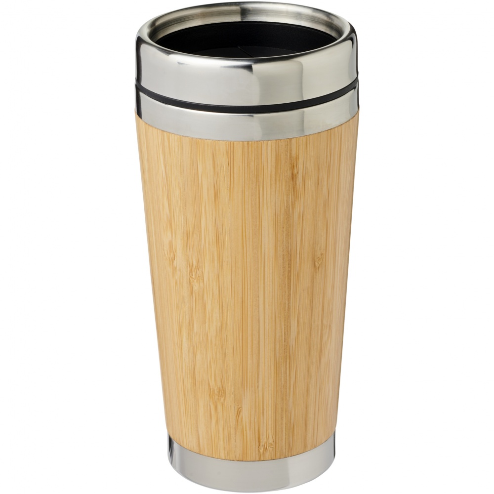 Logotrade promotional merchandise image of: Bambus 450 ml tumbler with bamboo outer