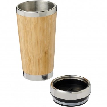 Logotrade promotional giveaway picture of: Bambus 450 ml tumbler with bamboo outer
