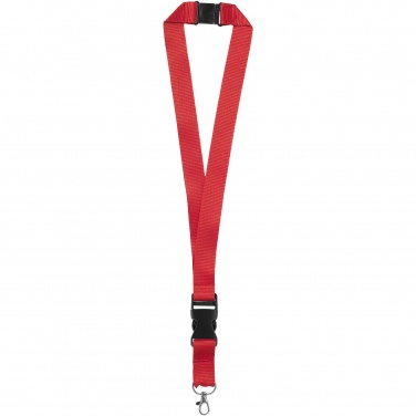 Logo trade corporate gifts picture of: Yogi lanyard detachable buckle break-away closure