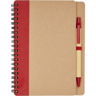 Logo trade business gift photo of: Priestly recycled notebook with pen