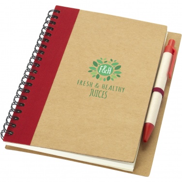 Logo trade corporate gift photo of: Priestly recycled notebook with pen