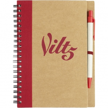 Logotrade corporate gift image of: Priestly recycled notebook with pen