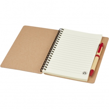 Logotrade promotional item image of: Priestly recycled notebook with pen