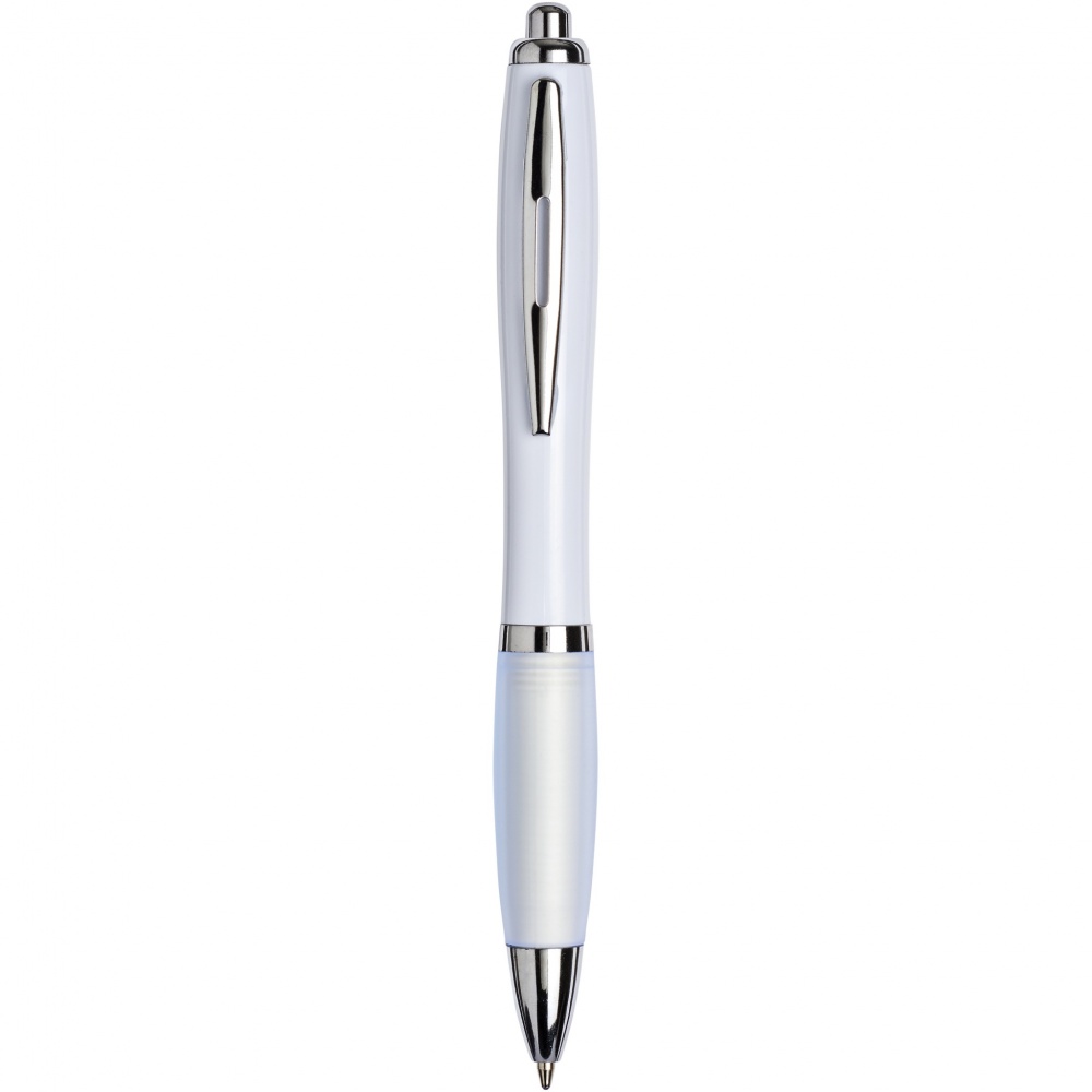 Logotrade promotional gift picture of: Nash ballpoint pen with coloured barrel and grip