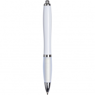 Logo trade advertising products picture of: Nash ballpoint pen with coloured barrel and grip