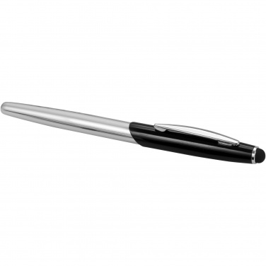 Logo trade promotional gifts picture of: Geneva stylus ballpoint pen and rollerball pen set