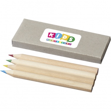 Logotrade corporate gift image of: Tullik 4-piece coloured pencil set