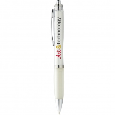 Logotrade promotional merchandise photo of: Nash ballpoint pen coloured barrel and grip
