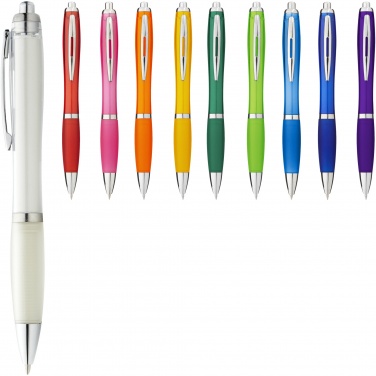 Logotrade promotional merchandise picture of: Nash ballpoint pen coloured barrel and grip