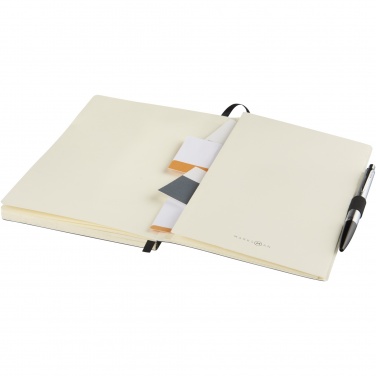 Logo trade promotional giveaways image of: Revello A5 soft cover notebook