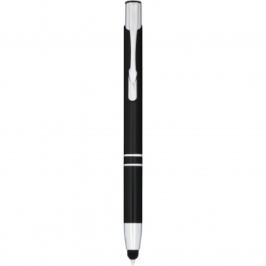 Logotrade advertising product image of: Moneta anodized aluminium click stylus ballpoint pen