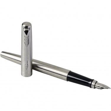 Logo trade promotional items image of: Parker Jotter stainless steel fountain pen