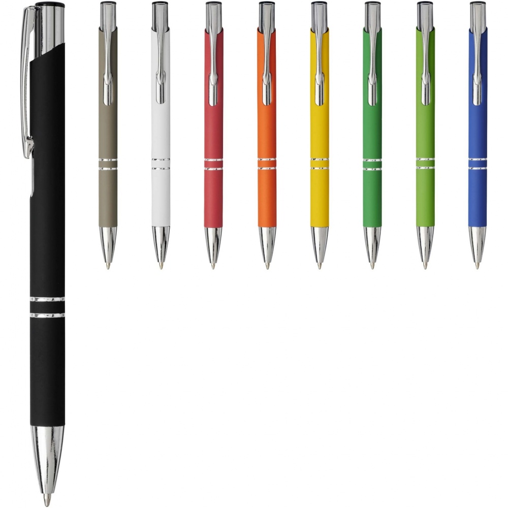 Logotrade promotional merchandise image of: Moneta soft touch ballpoint pen