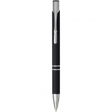 Logo trade promotional giveaways image of: Moneta soft touch ballpoint pen