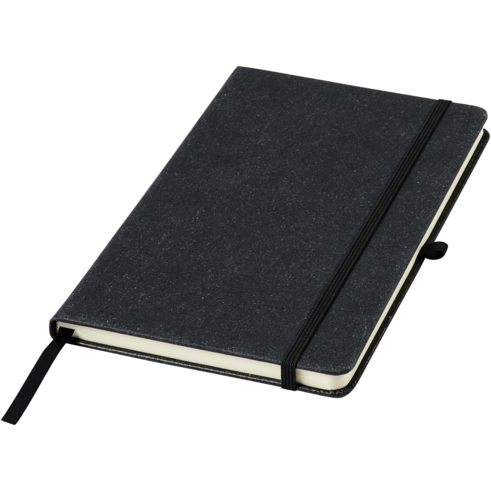 Logo trade advertising products image of: Atlana leather pieces notebook
