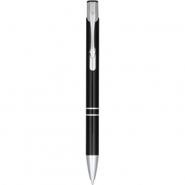 Logotrade promotional gift picture of: Moneta anodized aluminium click ballpoint pen