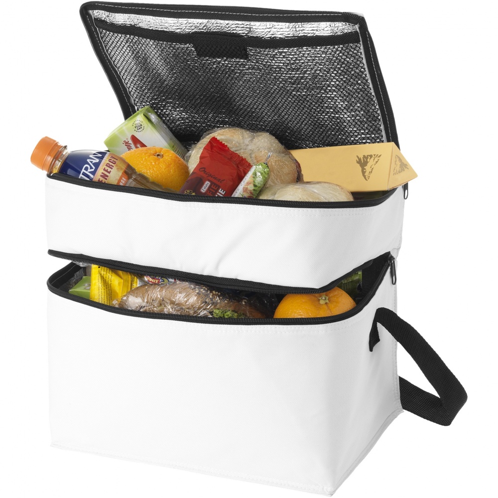 Logotrade corporate gift picture of: Oslo 2-zippered compartments cooler bag 13L