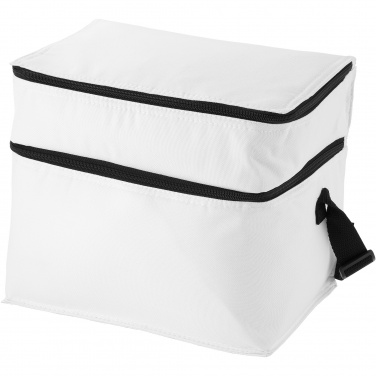 Logo trade promotional merchandise photo of: Oslo 2-zippered compartments cooler bag 13L