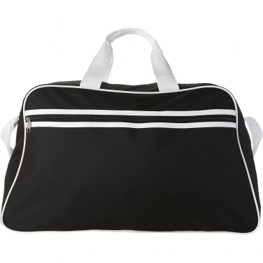 Logo trade promotional gifts image of: San Jose 2-stripe sports duffel bag 30L