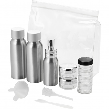 Logo trade promotional gifts image of: Frankfurt airline approved travel bottle set