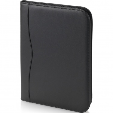 Logo trade advertising product photo of: Ebony A4 zippered portfolio