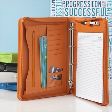 Logo trade corporate gifts image of: Ebony A4 briefcase portfolio