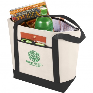 Logo trade promotional gifts image of: Lighthouse non-woven cooler tote 21L
