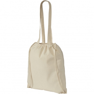 Logotrade promotional item picture of: Eliza 240 g/m² cotton drawstring bag 6L