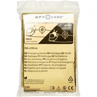 Logotrade promotional merchandise image of: Frederik 2-function emergency blanket