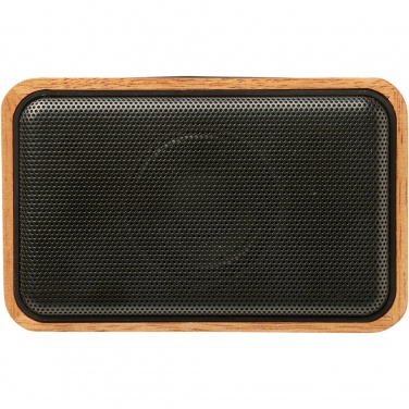 Logotrade corporate gifts photo of: Wooden 3W speaker with wireless charging pad