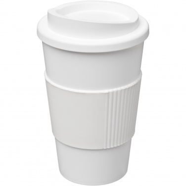 Logo trade promotional items image of: Americano® 350 ml insulated tumbler with grip