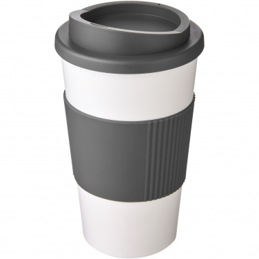 Logo trade business gifts image of: Americano® 350 ml insulated tumbler with grip