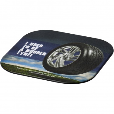 Logotrade promotional merchandise photo of: Brite-Mat® square coaster with tyre material