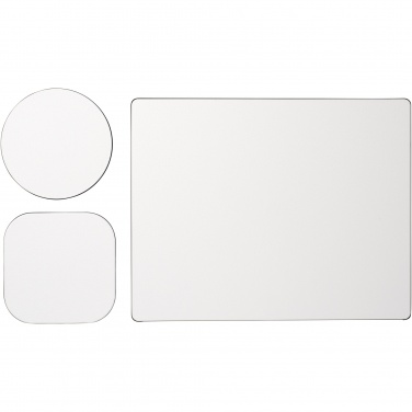Logotrade promotional product image of: Brite-Mat® mouse mat and coaster set combo 1