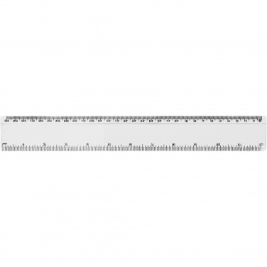Logo trade promotional giveaways image of: Renzo 30 cm plastic ruler